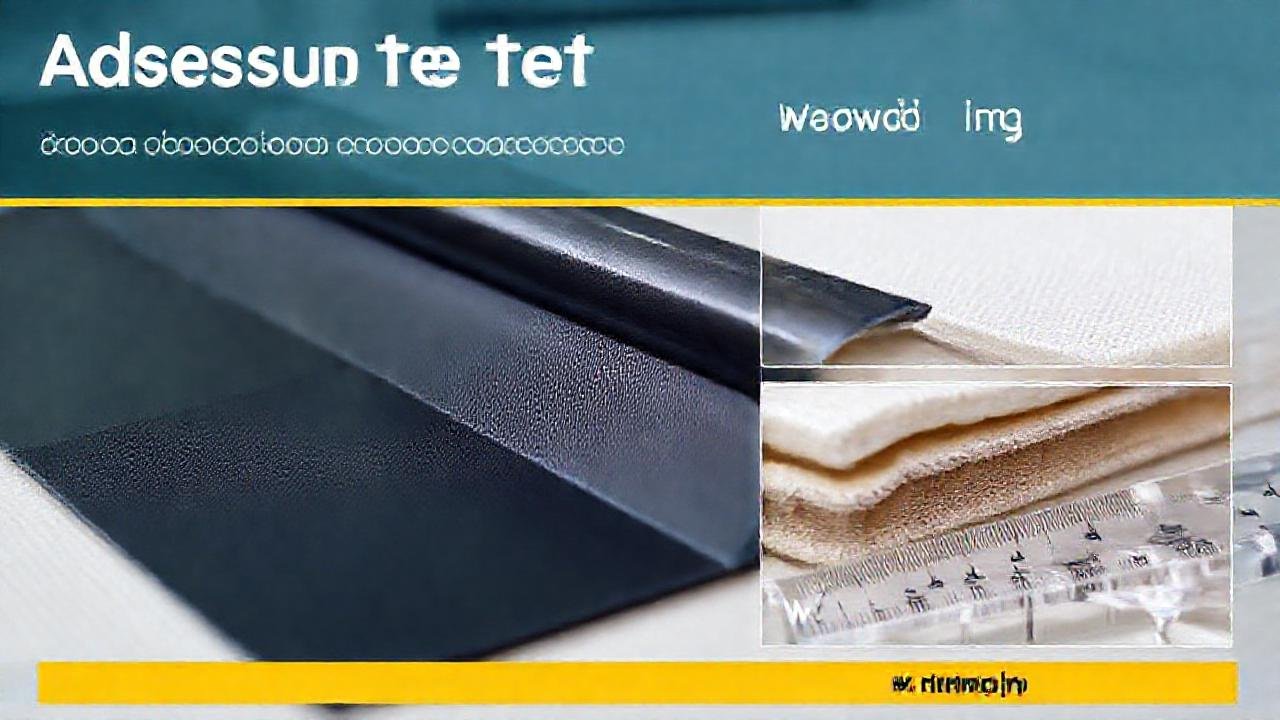 Pruebas adhesivas en tela y colchones