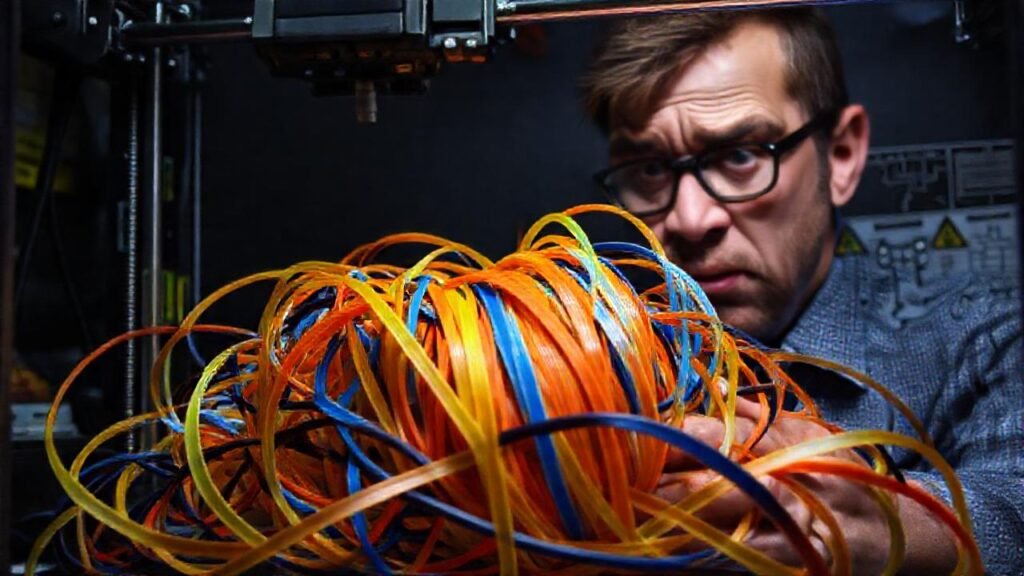 Impresión 3D fallida