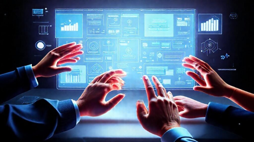 Diseño digital futurista para la productividad