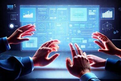 Diseño digital futurista para la productividad