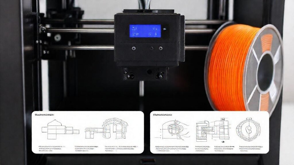 Impresora 3D con interfaz moderna