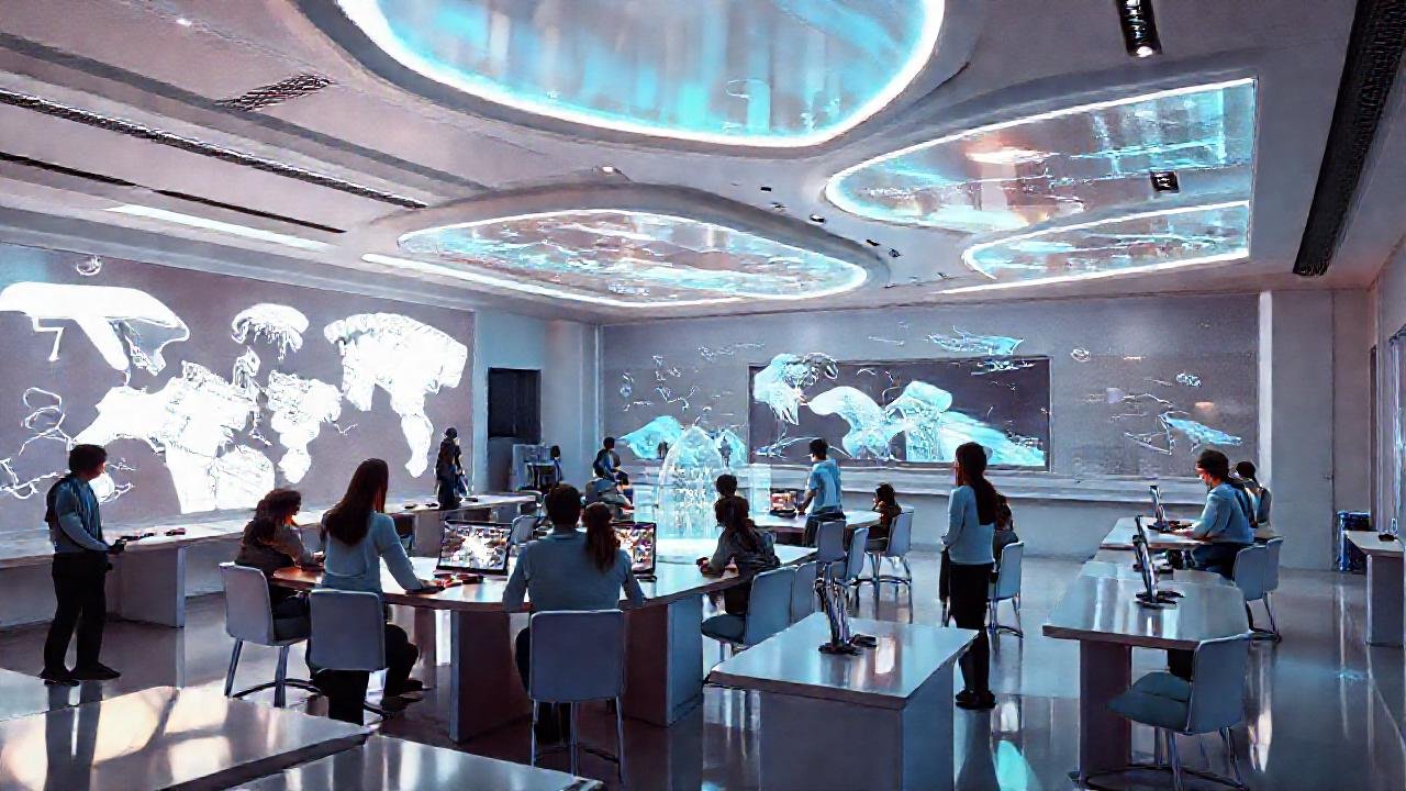 Aula futurista: tecnología educativa y aprendizaje