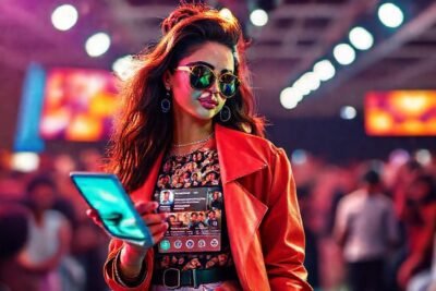 Modelo digital: éxito y glamour online