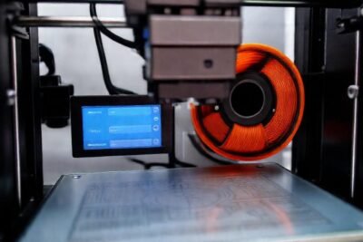 Impresora 3D creando capas detalladas profesionalmente