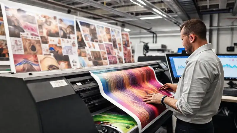 Impresión industrial caótica, eficiencia digitalmente mejorada