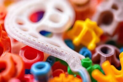 Impresiones 3D vibrantes y futuristas