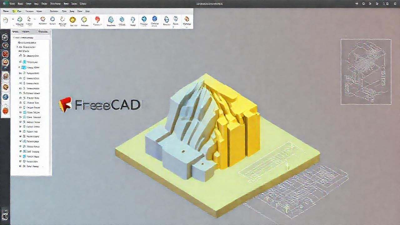 FreeCAD: modelo 3D, exportación STL gratuita
