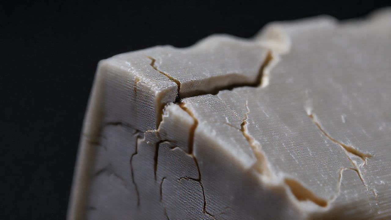 El PLA 3D fracasó, mostrando deterioro severo