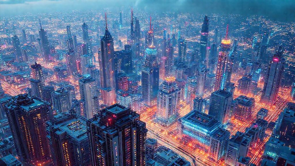 Ciudad futurista: tecnología