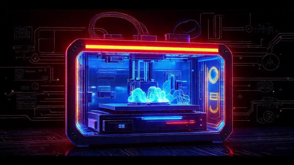 Impresora 3D futurista
