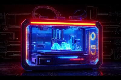 Impresora 3D futurista