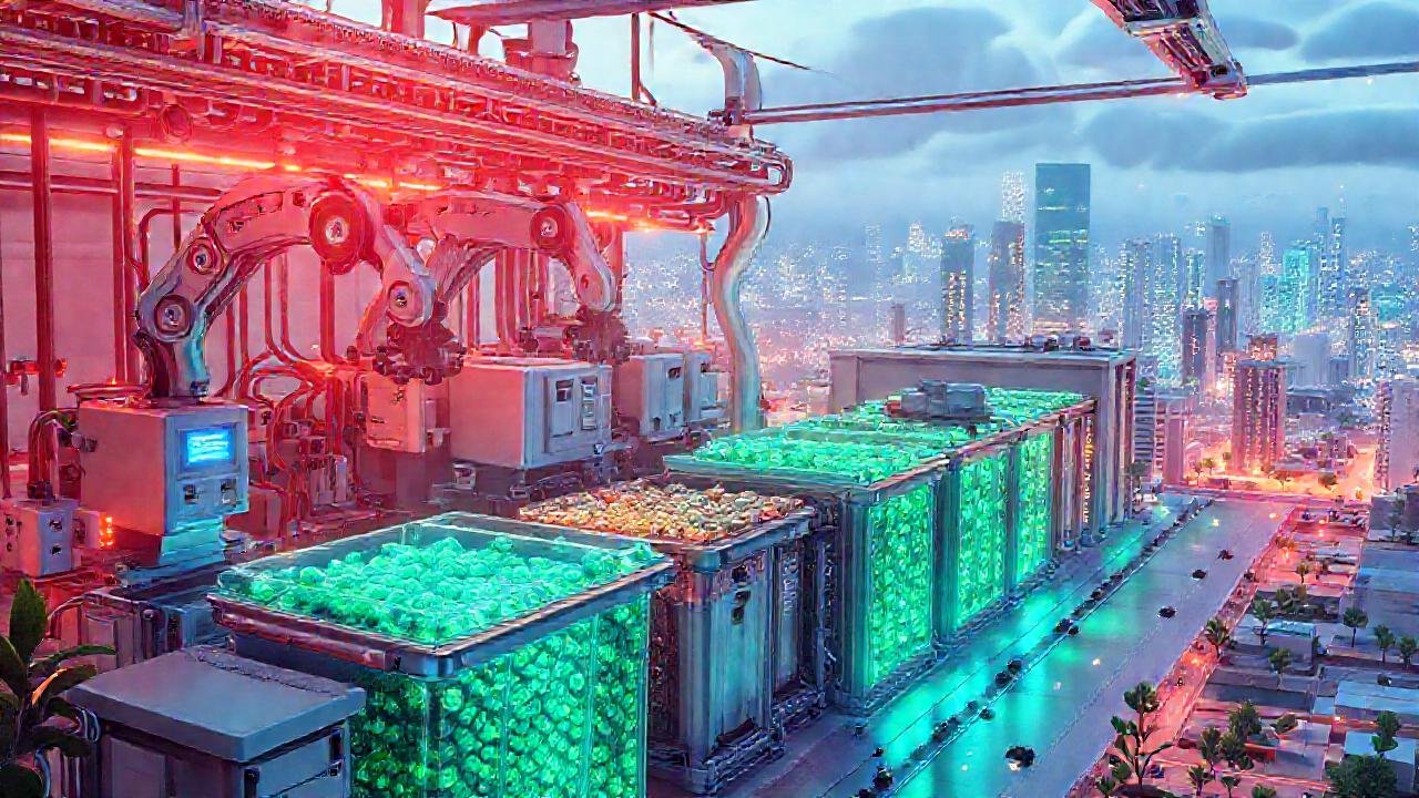 Un futuro reciclaje robótico y brillante