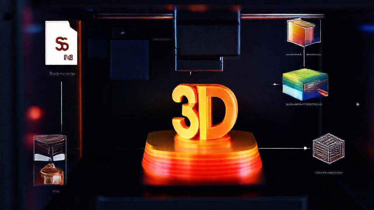 Impresión 3D crea diseños coloridos en capas