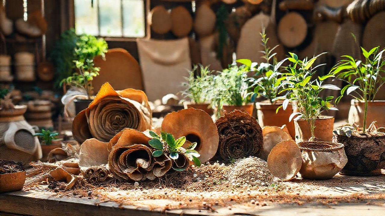 Diseño sostenible y artesanal con naturaleza