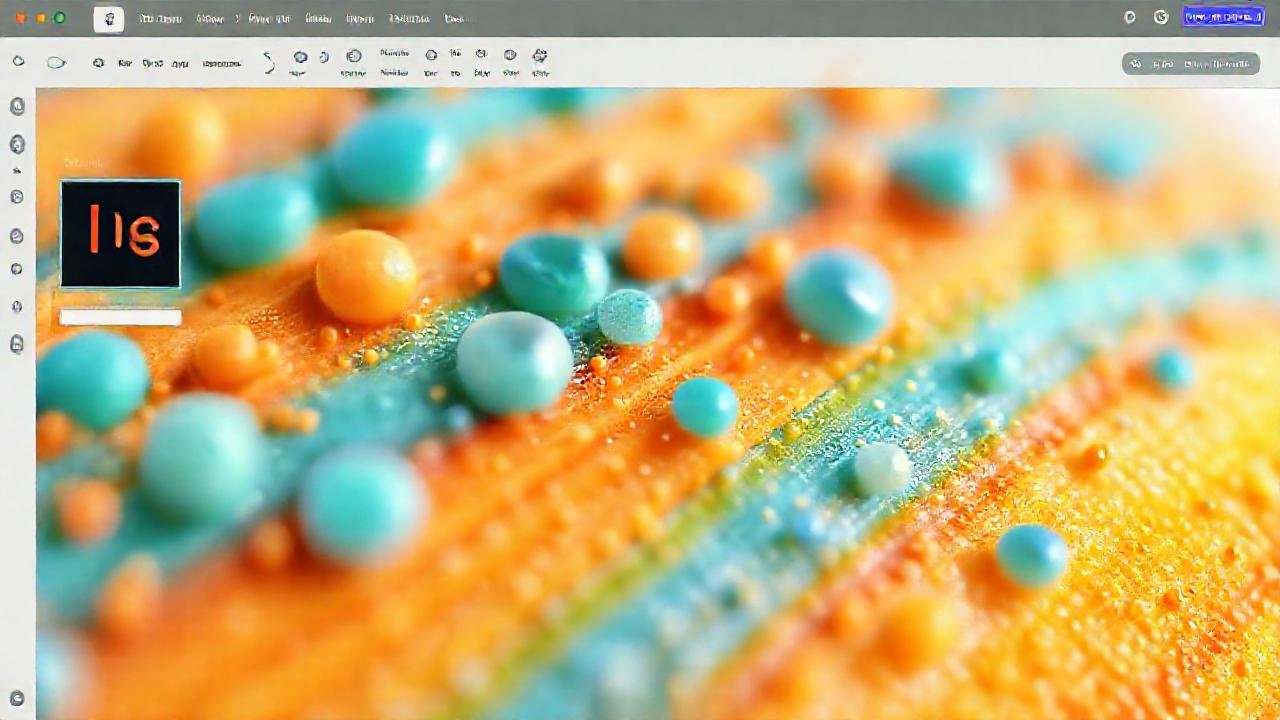 Creación digital de texturas vibrantes y limpias