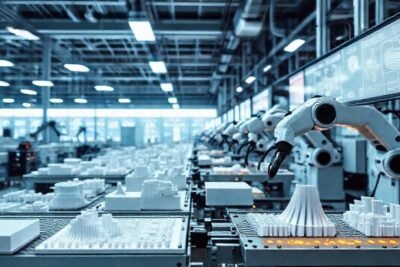 Factoría futurista imprime prototipos robóticamente