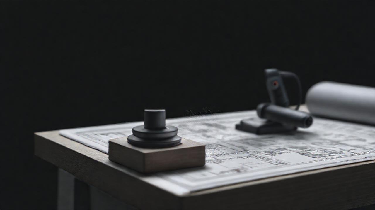 Modelo 3D profesional en ambiente oscuro