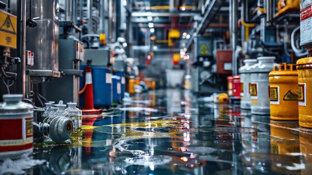 Precaución industrial: seguridad y detalle técnico