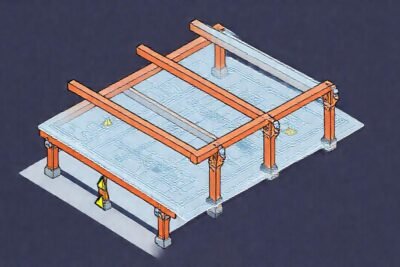 Planos técnicos muestran acero en construcción