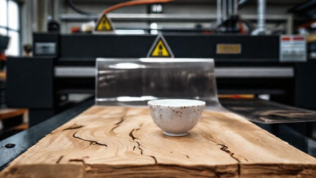 Un taller técnico muestra impresión dañada