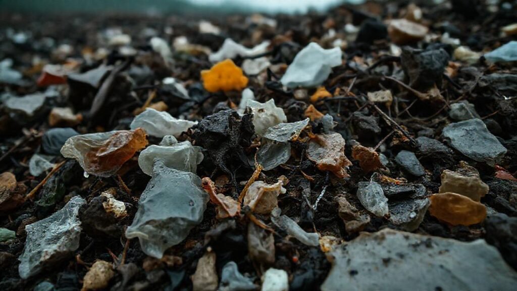 Contaminación visual y lenta descomposición tristen