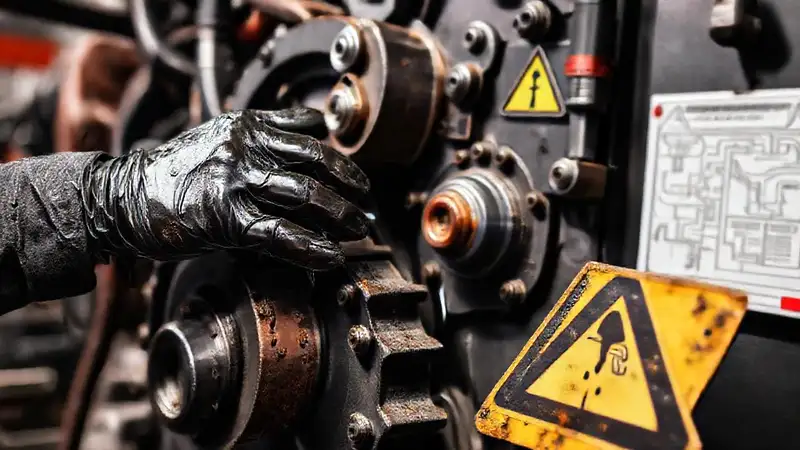 Taller mecánico: precisión y lubricación profesional