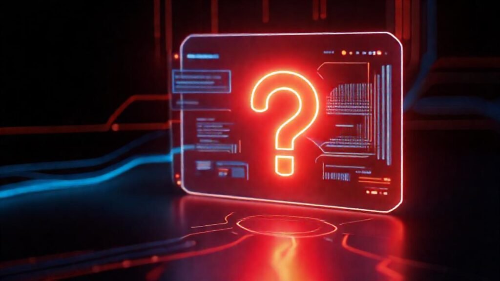 Pantalla digital futurista