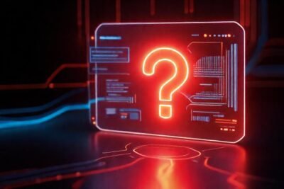 Pantalla digital futurista