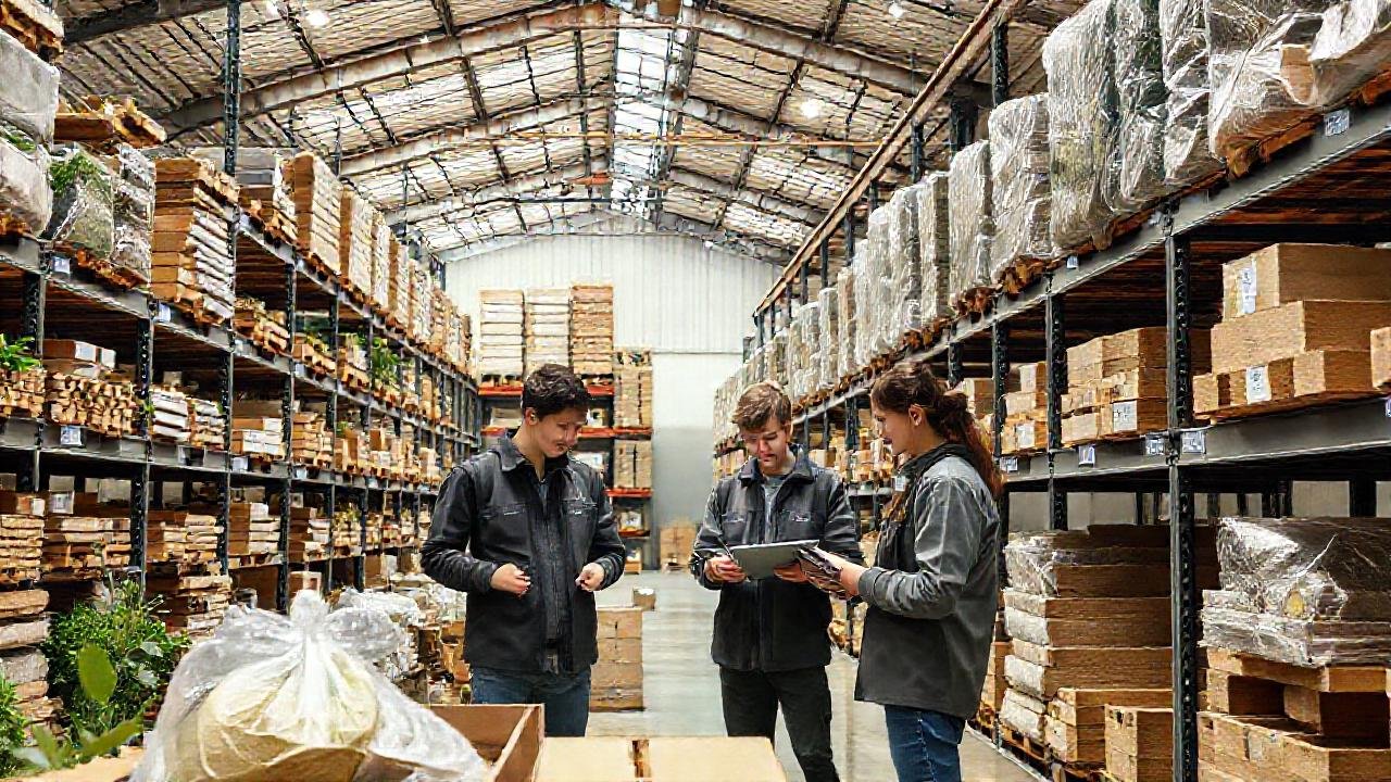Estudiantes aprenden diseño sostenible en almacén