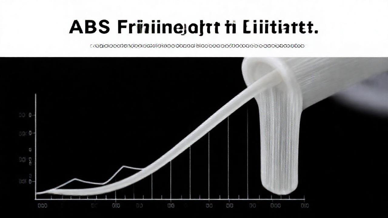 Filamento ABS: impresión 3D, resistencia limitada