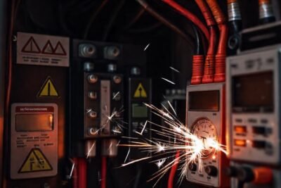 Panel eléctrico: peligro