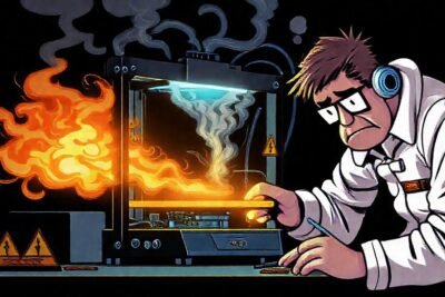 Impresora 3D sobrecalentada causa frustración