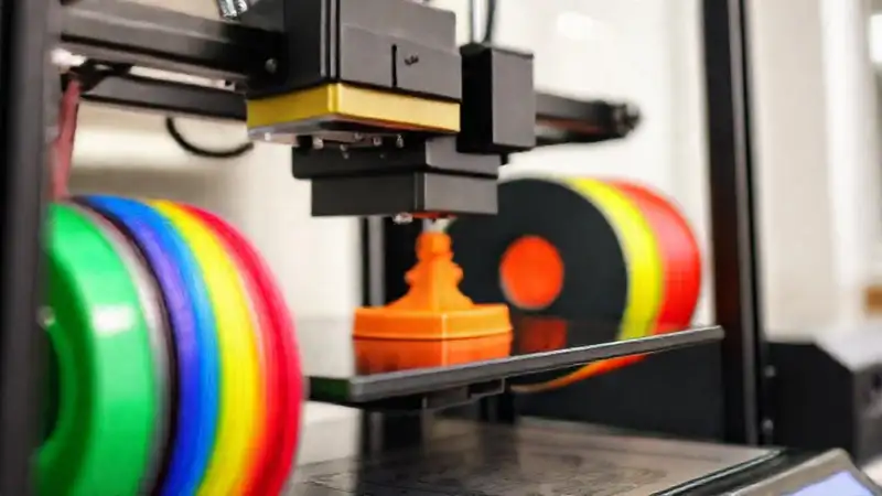 Impresión 3D multicolor con filamentos vibrantes