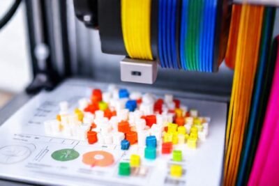 Impresora 3D crea objetos plásticos coloridos