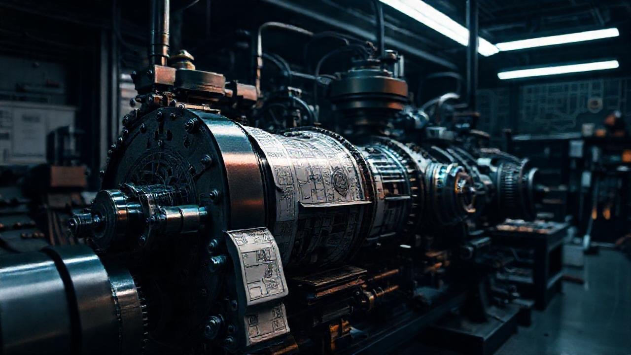 Un taller industrial crea precisión detallada