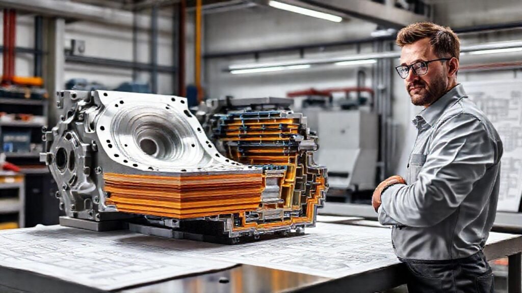 Diseño industrial crea piezas precisas y brillantes