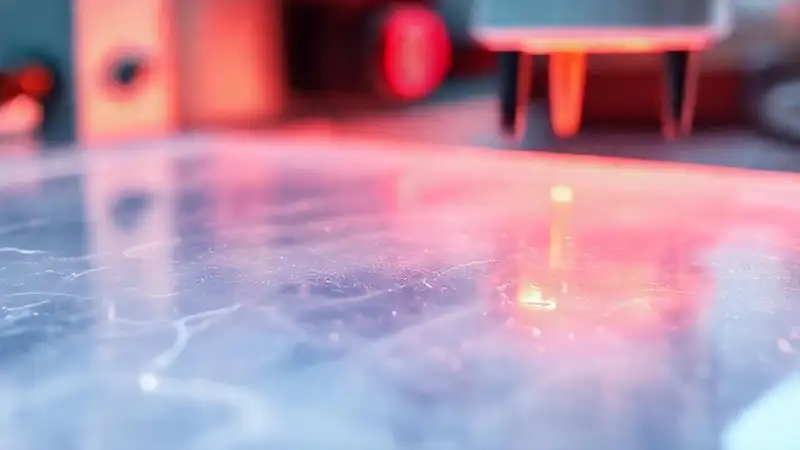 Resina brillante, ciencia y precisión