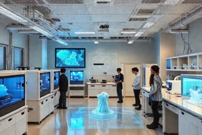 Un laboratorio futurista educativo e innovador