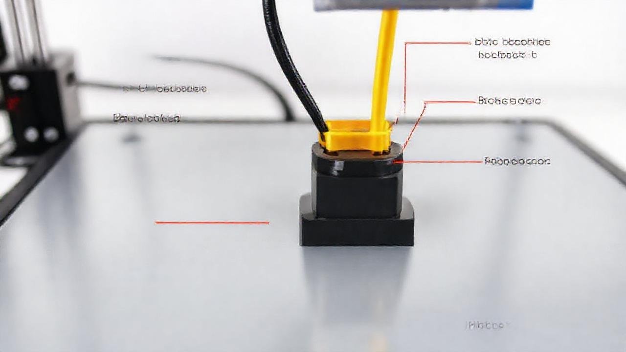 Impresora 3D: detalle técnico y limpio