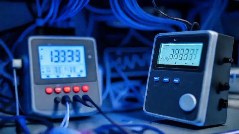 Medición de circuitos electrónicos en laboratorio