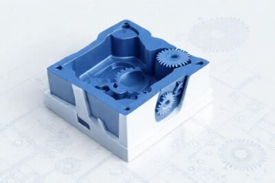 Diseño técnico 3D moderno y vibrante