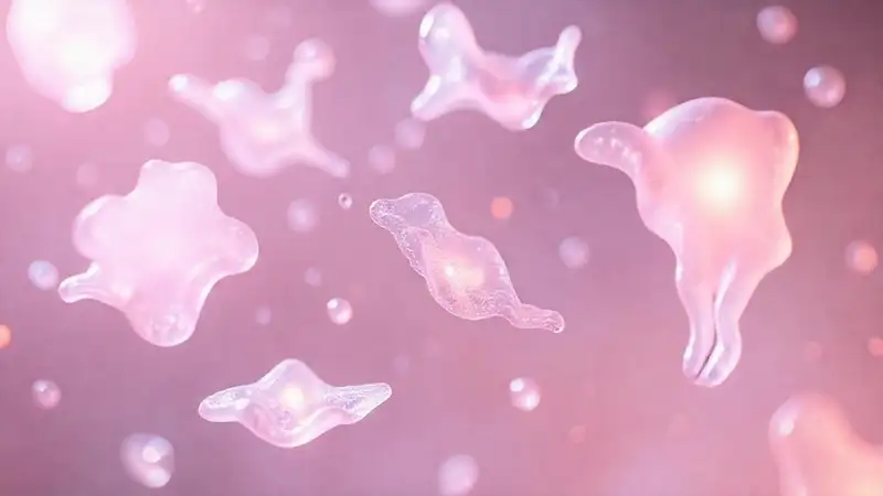 Modelos 3D etéreos flotan en ensueño