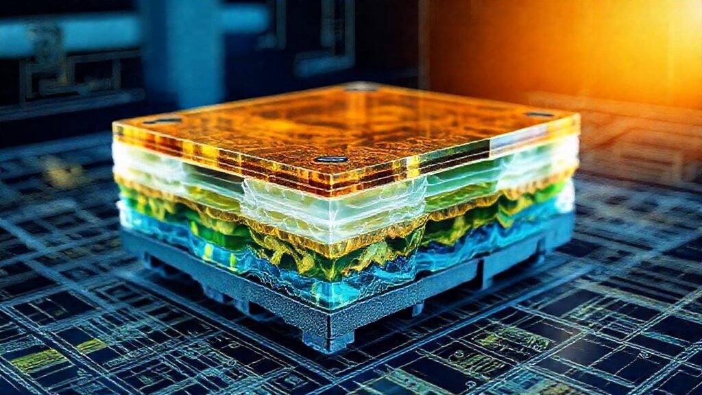 Molde industrial: diseño técnico y vibrante