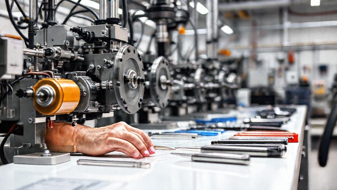 Un técnico trabaja con precisión