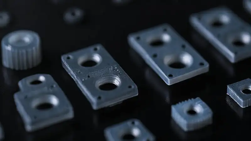 Nylon 3D impreso: diseño técnico vibrante