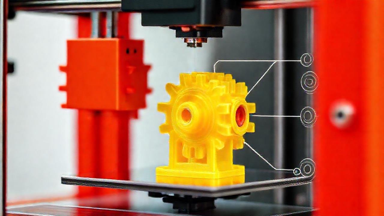 Impresora 3D crea objetos coloridos técnicos