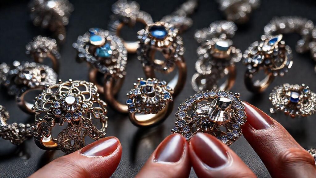 Modelos de joyas 3D brillan con detalle