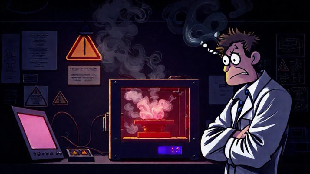 La impresora 3D genera problemas en la oscuridad