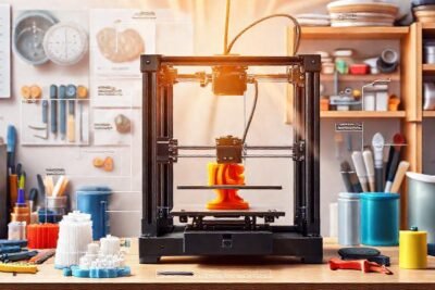 Impresora 3D: diseño técnico y organizado