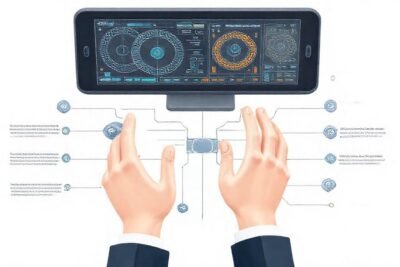 Diagrama técnico visualmente detallado e interactivo